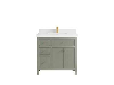 Sonoma 36 in. W x 22 in. D with Center Sink Bathroom Vanity