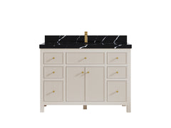 Sonoma 48 in W x 22 in D Free Standing Reeded Single Sink Bathroom Vanity - photo 8