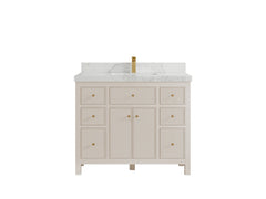 Sonoma 42 in W x 22 in D Free Standing Reeded Single Sink Bathroom Vanity - photo 11