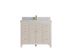 Sonoma 42 in W x 22 in D Free Standing Reeded Single Sink Bathroom Vanity - photo 19