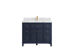 Sonoma 42 in W x 22 in D Free Standing Reeded Single Sink Bathroom Vanity - photo 13