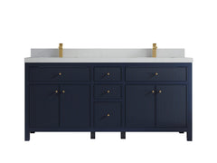 Sonoma 72 in W x 22 in D Free Standing Reeded Double Sink Bathroom Vanity - photo 15