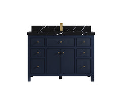 Sonoma 48 in W x 22 in D Free Standing Reeded Single Sink Bathroom Vanity - photo 8
