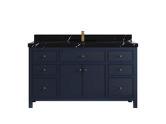 Sonoma 60 in W x 22 in D Free Standing Reeded Single Sink Bathroom Vanity - photo 8