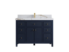 Sonoma 48 in W x 22 in D Free Standing Reeded Single Sink Bathroom Vanity - photo 9