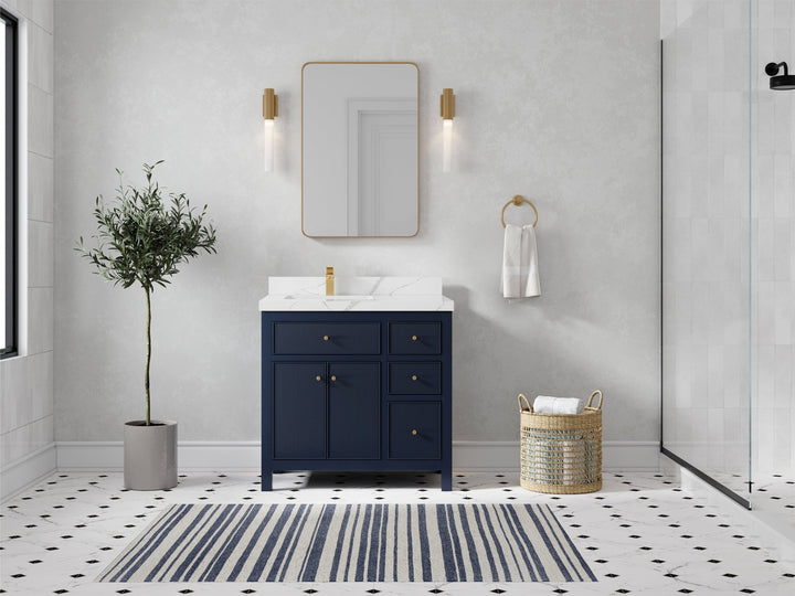 Sonoma 36 in. W x 22 in. D Left Offset Sink Bathroom Vanity - photo 4