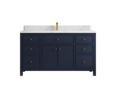 Sonoma 60 in W x 22 in D Free Standing Reeded Single Sink Bathroom Vanity - photo 15