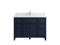 Sonoma 48 in W x 22 in D Free Standing Reeded Single Sink Bathroom Vanity - photo 18