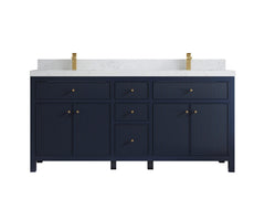 Sonoma 72 in W x 22 in D Free Standing Reeded Double Sink Bathroom Vanity - photo 19