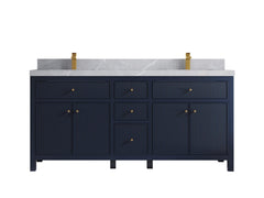 Sonoma 72 in W x 22 in D Free Standing Reeded Double Sink Bathroom Vanity - photo 20
