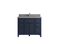 Sonoma 42 in W x 22 in D Free Standing Reeded Single Sink Bathroom Vanity - photo 20