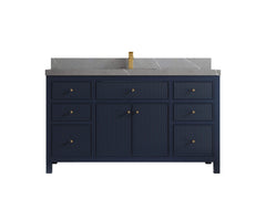 Sonoma 60 in W x 22 in D Free Standing Reeded Single Sink Bathroom Vanity - photo 20