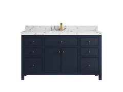 Sonoma 60 in W x 22 in D Free Standing Reeded Single Sink Bathroom Vanity - photo 21