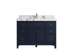 Sonoma 48 in W x 22 in D Free Standing Reeded Single Sink Bathroom Vanity - photo 23