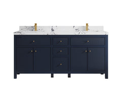 Sonoma 72 in W x 22 in D Free Standing Reeded Double Sink Bathroom Vanity - photo 24