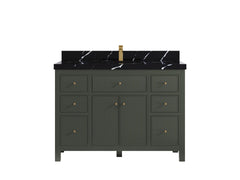 Sonoma 48 in W x 22 in D Free Standing Reeded Single Sink Bathroom Vanity - photo 8