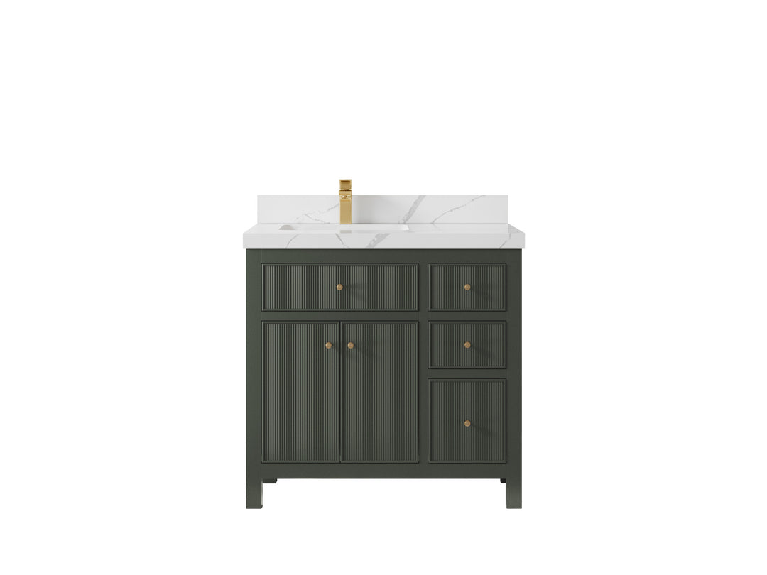 Sonoma 36 in. W x 22 in. D Left Offset Sink Bathroom Vanity