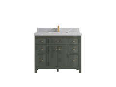 Sonoma 42 in W x 22 in D Free Standing Reeded Single Sink Bathroom Vanity - photo 19