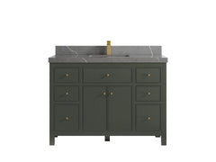 Sonoma 48 in W x 22 in D Free Standing Reeded Single Sink Bathroom Vanity - photo 20