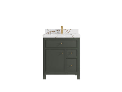 Sonoma 30 in W x 22 in D Reeded Free Standing Single Sink Bathroom Vanity
