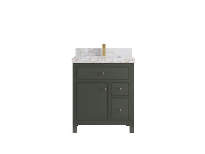 Sonoma 30 in W x 22 in D Reeded Free Standing Single Sink Bathroom Vanity