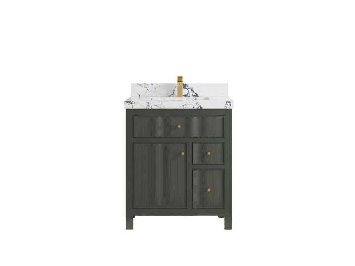 Sonoma 30 in W x 22 in D Reeded Free Standing Single Sink Bathroom Vanity pgn - photo 21