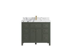 Sonoma 42 in W x 22 in D Free Standing Reeded Single Sink Bathroom Vanity - photo 23
