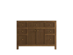 Sonoma Reeded Teak Wood 48 in. W x 22 in. D Single Sink Bathroom Vanity - photo 6