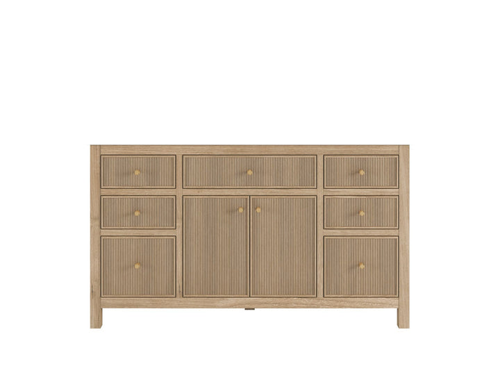 Sonoma Teak Wood 60 in. W x 22 in. D Single Sink Bathroom Vanity - photo 6