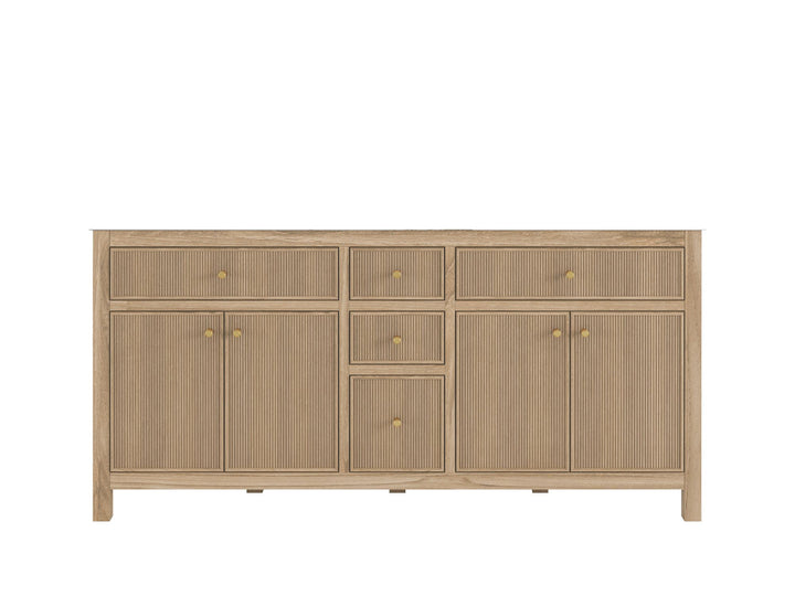 Sonoma Teak Wood 72 in. W x 22 in. D Double Sink Bathroom Vanity - photo 6