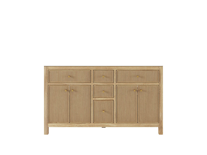 Sonoma Teak Wood 60 in. W x 22 in. D Double Sink Bathroom Vanity - photo 6