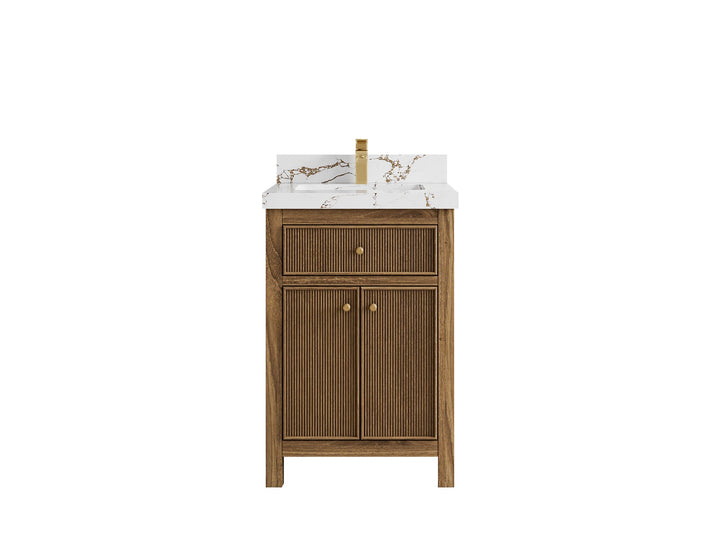Sonoma Teak Wood 24 in. W x 22 in. D Single Sink Bathroom Vanity - photo 21
