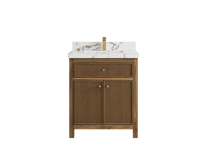 Sonoma Teak Wood 30 in. W x 22 in. D Single Sink Bathroom Vanity - photo 21