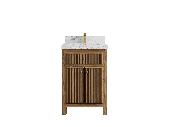 Sonoma Teak Wood 24 in. W x 22 in. D Single Sink Bathroom Vanity - photo 22