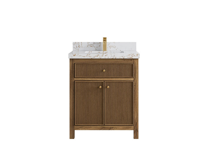 Sonoma Teak Wood 30 in. W x 22 in. D Single Sink Bathroom Vanity - photo 22