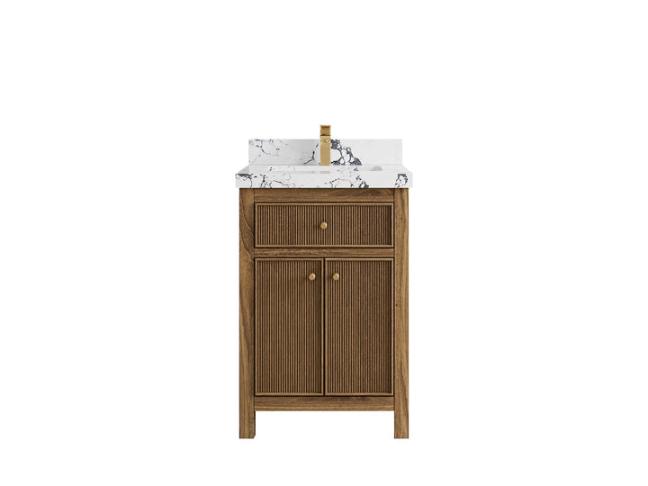 Sonoma Teak Wood 24 in. W x 22 in. D Single Sink Bathroom Vanity - photo 23