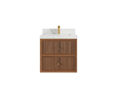 Sonoma Floating Teak 24 in. W x 22 in. D Single Sink Bathroom Vanity - photo 7