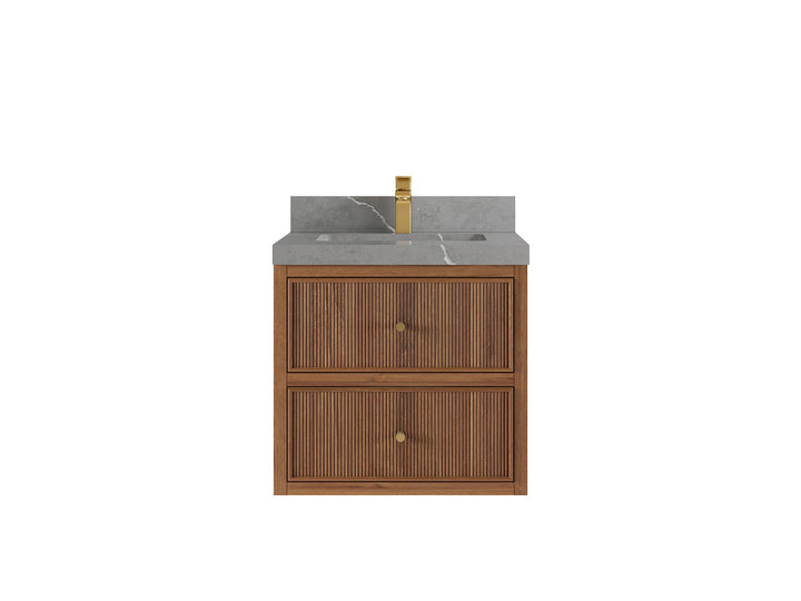 Sonoma Floating Teak 24 in. W x 22 in. D Single Sink Bathroom Vanity - photo 18