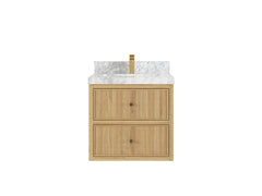 Sonoma Floating Teak 24 in. W x 22 in. D Single Sink Bathroom Vanity - photo 9