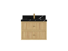 Sonoma Floating Teak 30 in. W x 22 in. D Single Sink Bathroom Vanity - photo 6