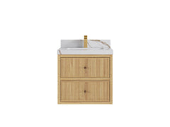 Sonoma Floating Teak 24 in. W x 22 in. D Single Sink Bathroom Vanity - photo 6