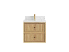 Sonoma Floating Teak 24 in. W x 22 in. D Single Sink Bathroom Vanity - photo 12