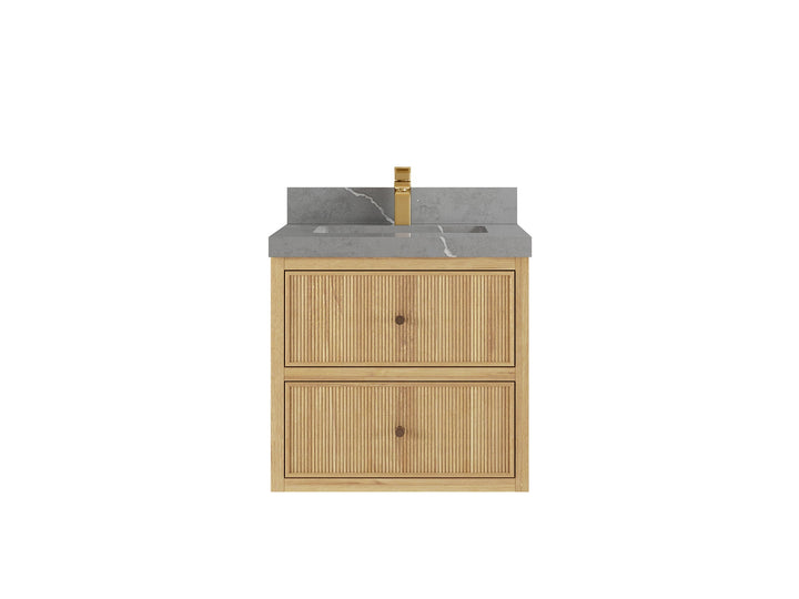 Sonoma Floating Teak 24 in. W x 22 in. D Single Sink Bathroom Vanity - photo 18