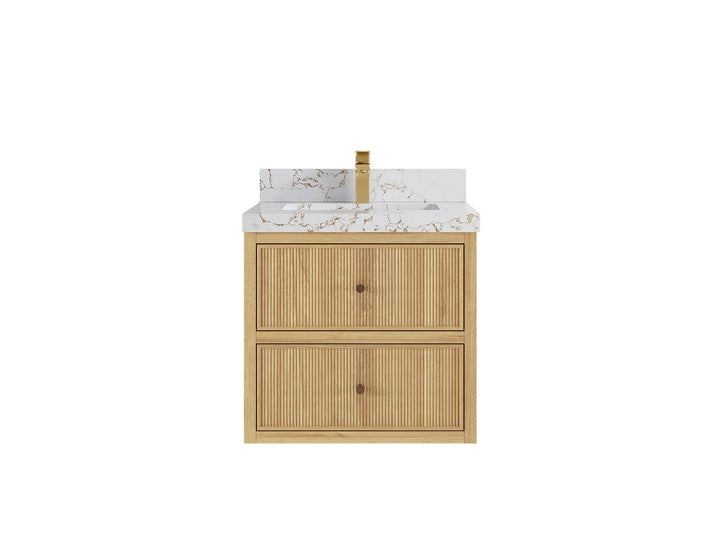 Sonoma Floating Teak 24 in. W x 22 in. D Single Sink Bathroom Vanity - photo 20