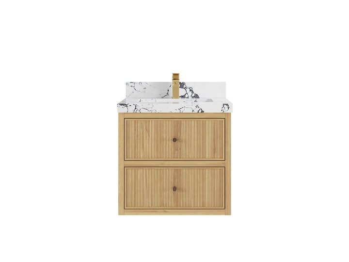 Sonoma Floating Teak 24 in. W x 22 in. D Single Sink Bathroom Vanity - photo 21