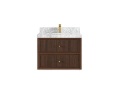 Sonoma Floating Teak 30 in. W x 22 in. D Single Sink Bathroom Vanity - photo 12