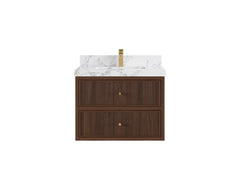 Sonoma Floating Teak 30 in. W x 22 in. D Single Sink Bathroom Vanity - photo 10