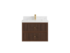 Sonoma Floating Teak 30 in. W x 22 in. D Single Sink Bathroom Vanity - photo 17