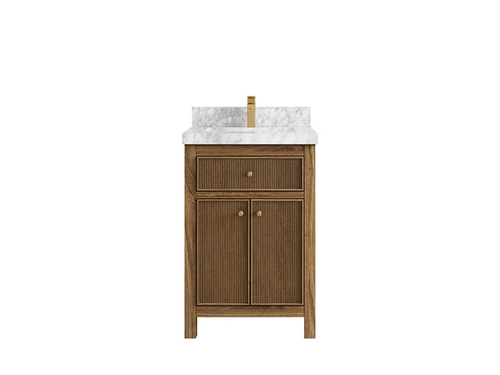 Sonoma Teak Wood 24 in. W x 22 in. D Single Sink Bathroom Vanity - photo 13