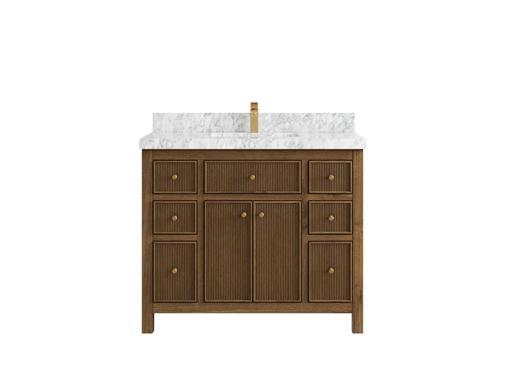 Sonoma Teak Wood 42 in. W x 22 in. D Single Sink Bathroom Vanity - photo 13
